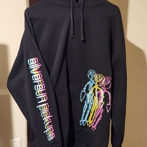 Silversun Pickups Black Hoodie with Neon Design